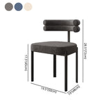 Designer Style Home Velvet Side Chair Matte Finish Open Back Dining Chairs (Set of 2) Clearhalo ' kitchen&dining_furn' 'Dining Chairs' 'Dining Tables & Seating' 'dining_chair' 'furn' 'furn_dining_chair' 'Furniture' 'furniture_dining_chair' 'Kitchen & Dining Furniture' 'kitchen' 1200x1200_7a7b9986-0093-4a83-a380-3d8e06ed6b13
