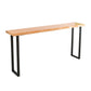 Ensemble de bar moderne 1/2/5 pièces Table de bar en bois massif avec repose-pieds tabourets de bar