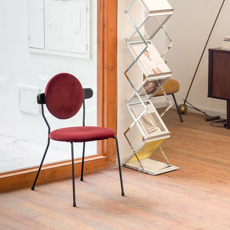 Contemporary Style Dining Chair Kitchen Armless Single Chair with Metal Legs Clearhalo ' kitchen&dining_furn' 'Dining Chairs' 'Dining Tables & Seating' 'dining_chair' 'furn' 'furn_dining_chair' 'Furniture' 'furniture_dining_chair' 'Kitchen & Dining Furniture' 'kitchen' 1200x1200_7a825bcd-a98a-420d-b0ff-4208a6d964ef