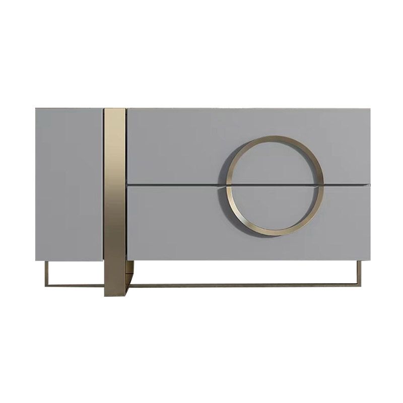 Cómoda combinada clásica y glamorosa con almacenamiento de abedul para dormitorio