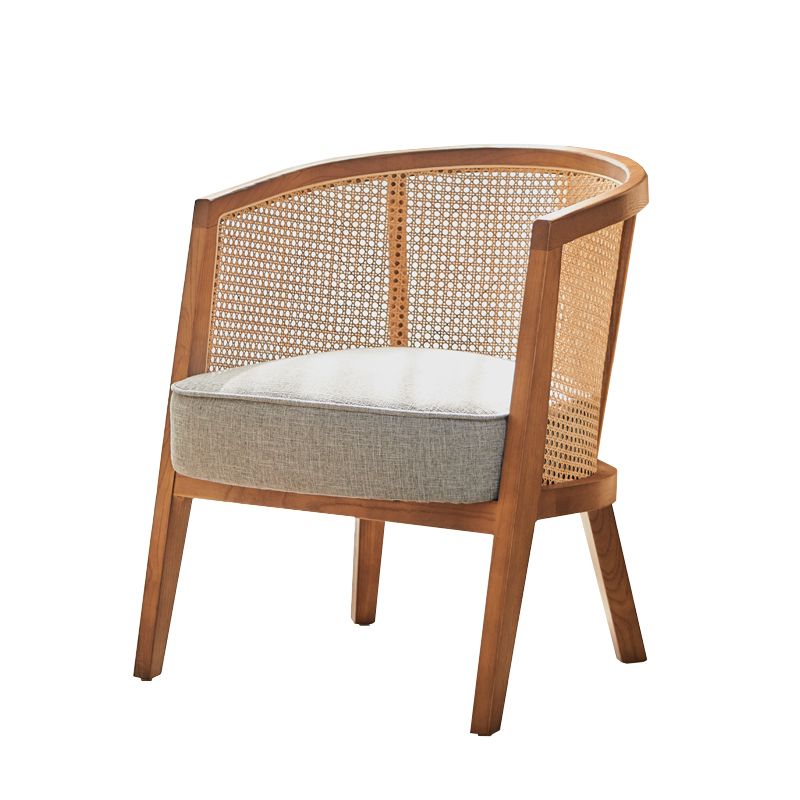 Linen Chair Solid Wood Frame Arms Included Chair for Living Room Clearhalo 'Accent Chairs' 'accent_chairs' 'Chairs & Seating' 'furn' 'furn_accent_chairs' 'Furniture' 'furniture_accent_chairs' 'Living Room Furniture' 1200x1200_7a8576bb-efbe-4a89-92d5-776ad2061cec