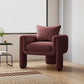 Modern Living Room Accent Armchair Round Arms Sled Arm Chair Clearhalo 'Accent Chairs' 'accent_chairs' 'Chairs & Seating' 'furn' 'furn_accent_chairs' 'Furniture' 'Living Room Furniture' 1200x1200_7a858961-e327-40d9-a3b1-e2e3b9f68e02