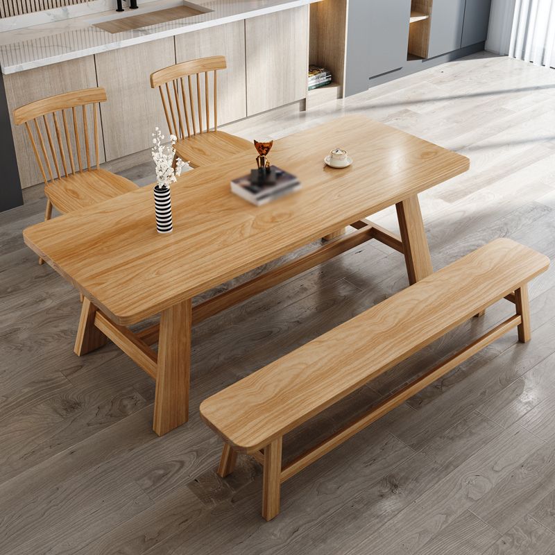 Modern 1/2/3/4/5 Pieces Dining Set Pine Wood Dining Furniture Set /Separate Items Clearhalo 'Dining Room Sets' 'Dining Tables & Seating' 'dining_room_set' 'furn' 'furn_dining_room_set' 'Furniture' 'furniture_dining_room_set' 'Kitchen & Dining Furniture' 'kitchen&dining_furn' 'kitchen' 1200x1200_7a875f93-9a7d-44c8-b32f-d4d51afb2906