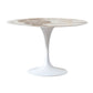 Round Tulip Base Dinette Table Simplicity Style Dining Site Table for Indoor Clearhalo ' dining_table' 'Dining Tables & Seating' 'Dining Tables' 'furn' 'furn_dining_table' 'Furniture' 'furniture_dining_table' 'Kitchen & Dining Furniture' 'kitchen&dining_furn' 'kitchen' 'kitchen_dining_table' 1200x1200_7a8c3499-0075-4357-989c-7bb9f1f99bfb