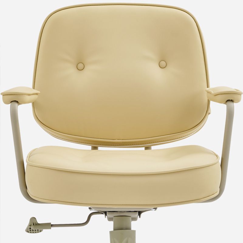 Modern Padded Arms Office Chair Leather No Distressing Ergonomic Desk Chair Clearhalo 'furn' 'furn_office_chair' 'Furniture' 'Office Chairs' 'Office Furniture' 'office_chair' 1200x1200_7a8d264d-dcd6-4513-bf53-d44ed4e3f671