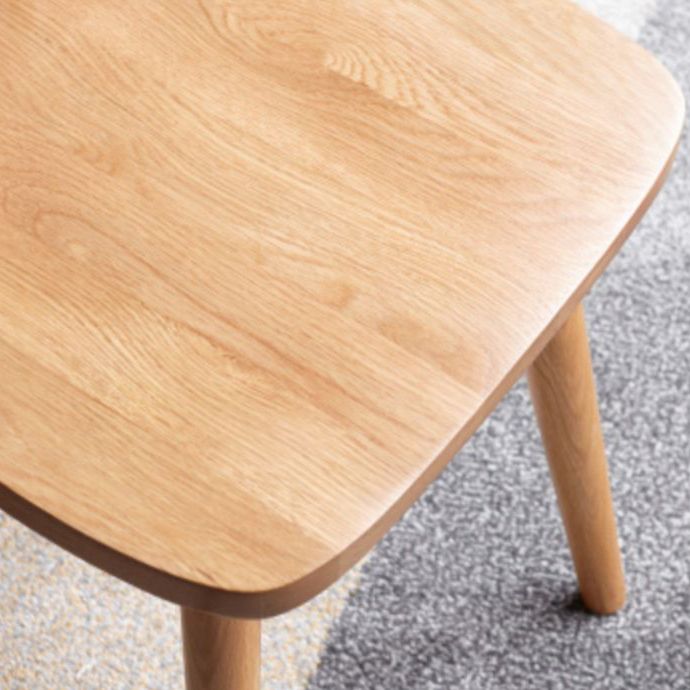 Zeitgenössischer Schleifer zurück Holz drehbar armlose Esstühle (Set von 1/2/4/6/8)