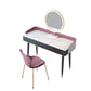 Contemporary Makeup Vanity Desk Double Drawers Vanity Dressing Table