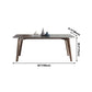 Mid-Century Gray Sintered Stone Table Rectangle Standard Dining Table for Kitchen Clearhalo ' dining_table' 'Dining Tables & Seating' 'Dining Tables' 'furn' 'furn_dining_table' 'Furniture' 'furniture_dining_table' 'Kitchen & Dining Furniture' 'kitchen&dining_furn' 'kitchen' 'kitchen_dining_table' 1200x1200_7a8da763-355e-406d-8c85-f488bd176d35