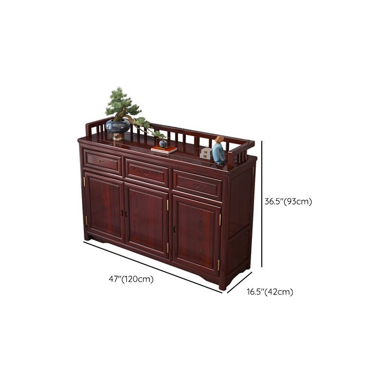 Traditional Rectangle Storage Cabinet Solid Wood Accent Cabinet Clearhalo 'Cabinets & Chests' 'cabinets_chests' 'furn' 'furn_cabinets_chests' 'Furniture' 'Living Room Furniture' 1200x1200_7a8de2c7-f821-4df7-ae46-f00a82b43e22