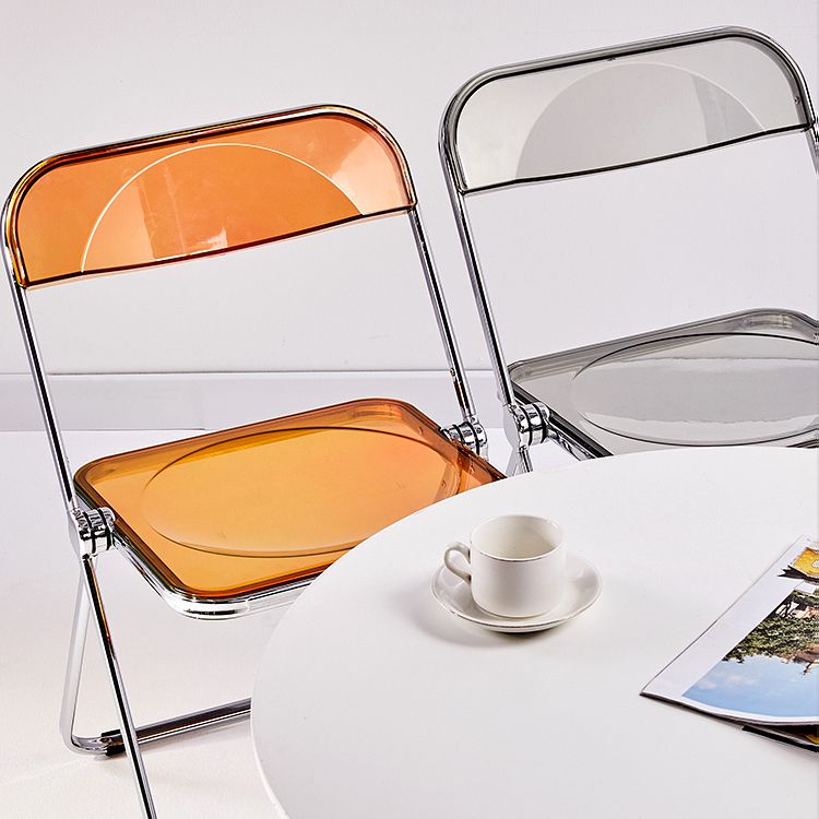 Modern Metal Indoor-Outdoor Chair Armless Open Back Single Dining Side Chair Clearhalo ' kitchen&dining_furn' 'Dining Chairs' 'Dining Tables & Seating' 'dining_chair' 'furn' 'furn_dining_chair' 'Furniture' 'furniture_dining_chair' 'Kitchen & Dining Furniture' 'kitchen' 1200x1200_7a91e8b4-8ed4-49f5-a198-0a518011ad98