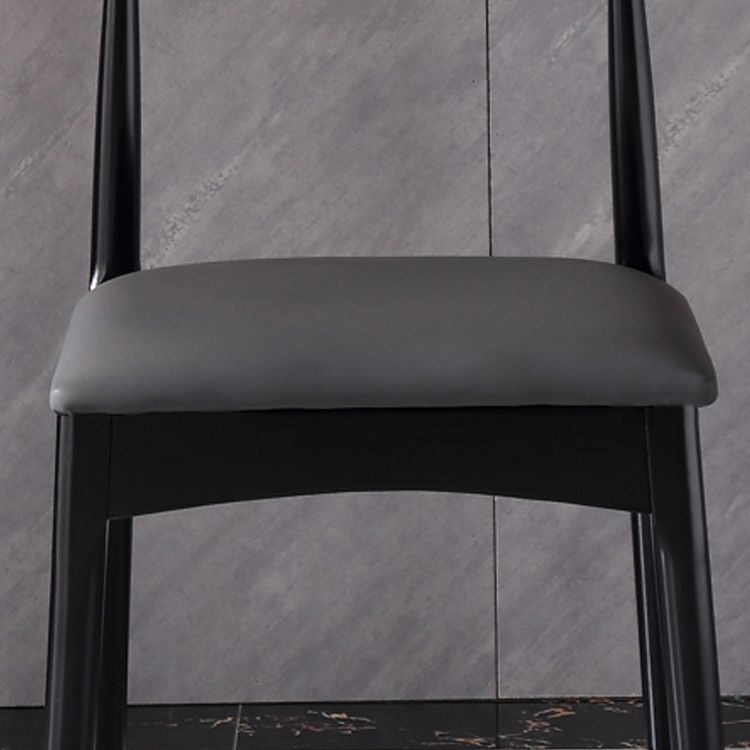 Scandinavian Indoor Side Chair Wood Upholstered Open Back Dining Room Chair Clearhalo ' kitchen&dining_furn' 'Dining Chairs' 'Dining Tables & Seating' 'dining_chair' 'furn' 'furn_dining_chair' 'Furniture' 'furniture_dining_chair' 'Kitchen & Dining Furniture' 'kitchen' 1200x1200_7a9486fe-9448-4749-bc3e-84e1344d1fa3