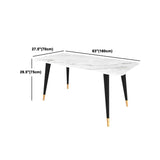 Glam Style Sintered Stone Dining Set Rectangle 1/5/7 Pieces Dining Set for Dining Areas Clearhalo 'Dining Room Sets' 'Dining Tables & Seating' 'dining_room_set' 'furn' 'furn_dining_room_set' 'Furniture' 'Kitchen & Dining Furniture' 1200x1200_7a97c5c3-2457-4931-b649-f4e6a47b58bd