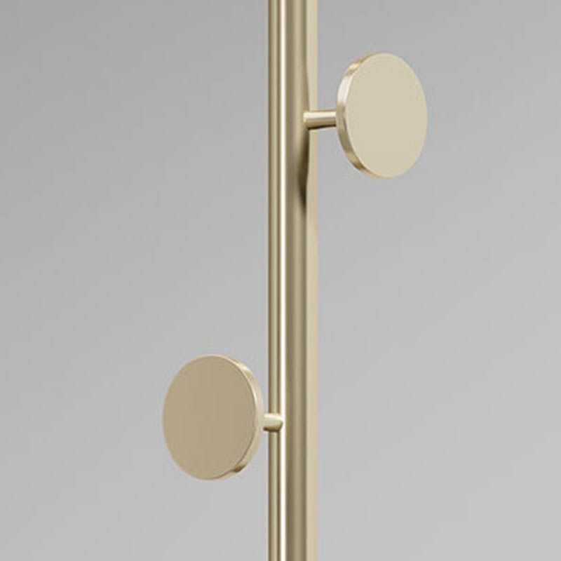 Modern Basket Storage Coat Hanger Castors Detail Metal Coat Rack for Living Room Clearhalo 'Entry & Mudroom Furniture' 'furn' 'furn_hall_tree_coat_racks' 'Furniture' 'Hall Trees & Coat Racks' 'hall_tree_coat_racks' 1200x1200_7a9a1739-cbb3-43c5-a7e5-22738fe520e2