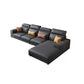 L-Shape Sofa Faux Leather High Back Square Arm Sectional with Stain-Resistant Clearhalo 'furn' 'furn_sectionals' 'Furniture' 'furniture_sectionals' 'Living Room Furniture' 'Sectionals' 1200x1200_7a9bb415-2535-43bd-bf4b-63b6fdcce216