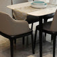 Industrial Sintered Stone Dining Table Rectangle Table with Wooden 4 Legs Clearhalo 'Dining Tables & Seating' 'Dining Tables' 'dining_table' 'furn' 'furn_dining_table' 'Furniture' 'Kitchen & Dining Furniture' 1200x1200_7a9bd981-cbec-4922-8f20-99f97d059f47