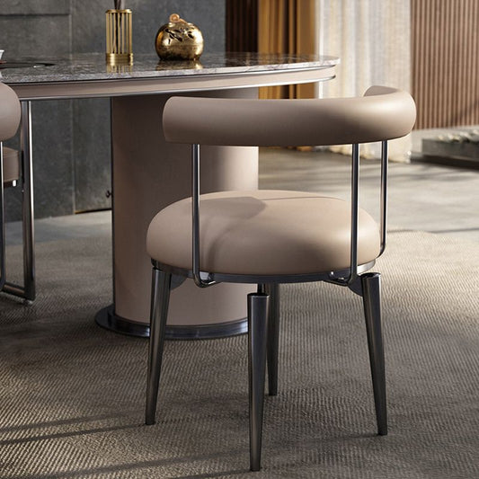 Silla de comedor sin acento de acento de comedor de cocina sillas de comedor sin brazo