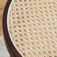 Modern Solid Wood Bar Stool Backless Rattan Bar Stool for Living Room