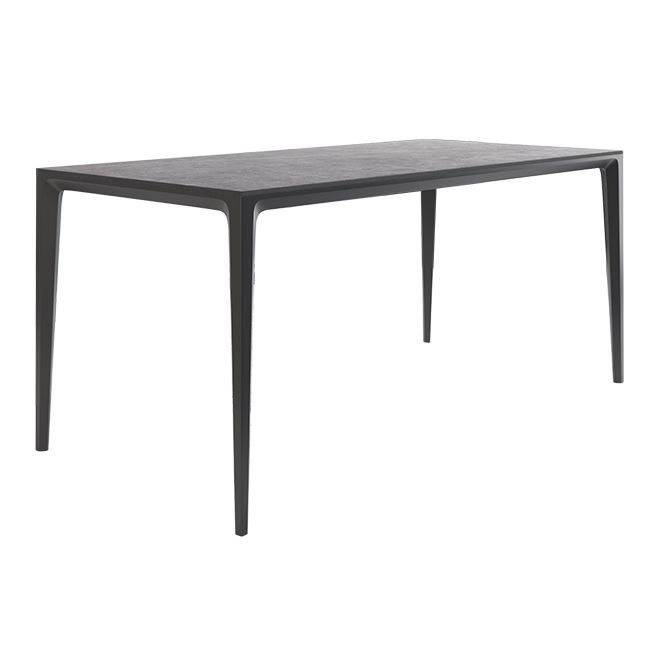 Minimalist Rectangle Shape Dining Table Standard Sintered Stone Top Dining Table for Kitchen Clearhalo ' dining_table' 'Dining Tables & Seating' 'Dining Tables' 'furn' 'furn_dining_table' 'Furniture' 'furniture_dining_table' 'Kitchen & Dining Furniture' 'kitchen&dining_furn' 'kitchen' 'kitchen_dining_table' 1200x1200_7aa38182-679c-40e3-b86a-b8e4aaa52a70