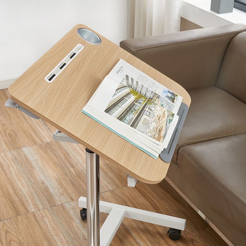 Scrivania per ufficio curvo contemporanea scrivania con gambe metalliche