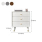 Modern Solid Wood Storage Chest Bedroom 16" D Storage Chest Dresser with Drawers