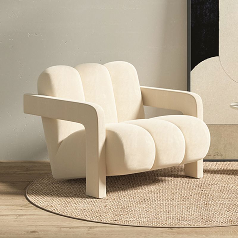Scandinavian Arms Included Lounge Chair Solid Color Living Room Armchair Clearhalo 'Accent Chairs' 'accent_chairs' 'Chairs & Seating' 'furn' 'furn_accent_chairs' 'Furniture' 'Living Room Furniture' 1200x1200_7aa606a9-25b0-43f1-958e-6c74d6a2448b
