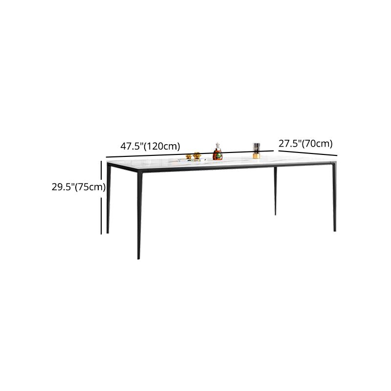 1/2/4/5/7/11 Pcs Metal Contemporary Dining Room Set with Rectangle Table Dinette Set Clearhalo 'Dining Room Sets' 'Dining Tables & Seating' 'dining_room_set' 'furn' 'furn_dining_room_set' 'Furniture' 'furniture_dining_room_set' 'Kitchen & Dining Furniture' 'kitchen&dining_furn' 'kitchen' 1200x1200_7aa66964-d8e2-4d89-b793-5cf912dd8e01
