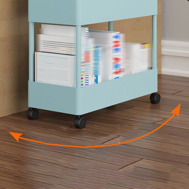 Contemporary Vertical Etagere Bookshelf with Metal Frame Plastic Bookshelf Clearhalo 'Bookcases' 'furn' 'furn_bookcases' 'Furniture' 'furniture_bookcases' 'kitchen' 'kitchen_bookcases' 'Living Room Furniture' 'Office Furniture' 1200x1200_7aa8a8d4-705d-4893-a5d7-004f4c251a55