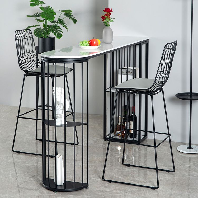 Modern Style Upholstered Counter Stool Bar-height Bar Stool with Footrest Clearhalo 'Bar Furniture' 'Bar Stools' 'bar_stools' 'furn' 'furn_bar_stools' 'Furniture' 'Kitchen & Dining Furniture' 1200x1200_7aa8e4d9-5d32-492b-8ea2-9269df458775