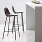 Industrial Low Back Barstool Distressed Leather Quilted Tall Stool Set of 2 Clearhalo 'Bar Furniture' 'Bar Stools' 'bar_stools' 'furn' 'furn_bar_stools' 'furniture_bar_stools' 'Kitchen & Dining Furniture' 'kitchen&dining_furn' 'kitchen' 'kitchen_furn' Furniture' 1200x1200_7aaaf2a0-0a9b-49c5-87bf-0083236422e5