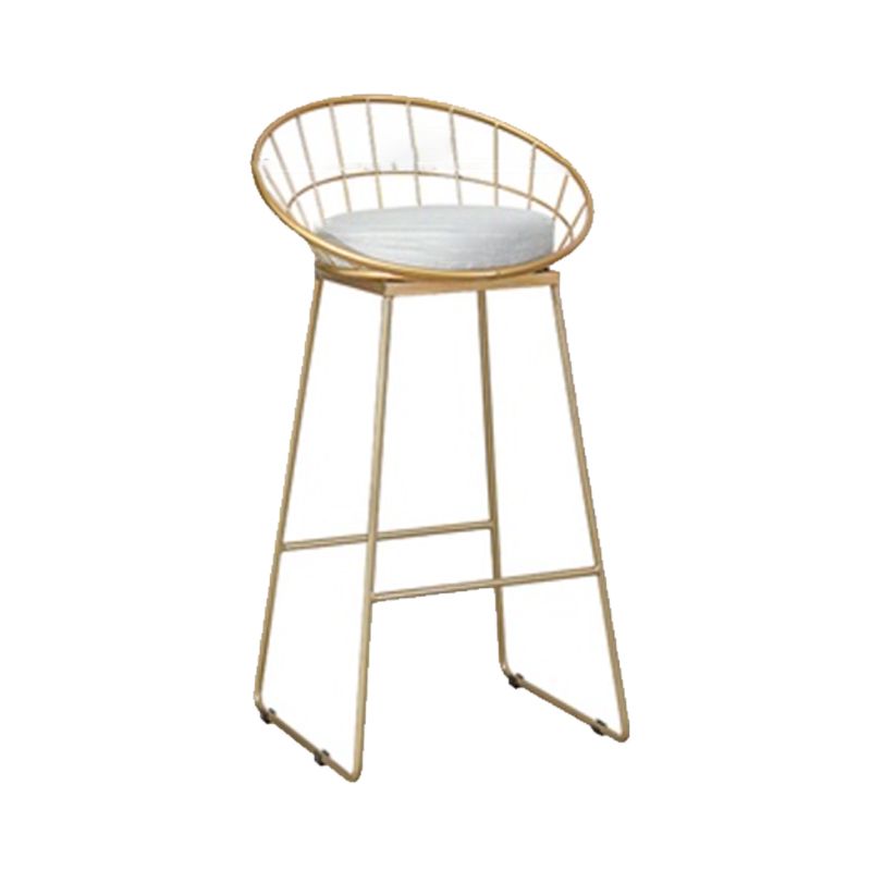 Glam Counter Bar Stool Low Back Counter Height Stools for Bristol Clearhalo 'Bar Furniture' 'Bar Stools' 'bar_stools' 'furn' 'furn_bar_stools' 'Furniture' 'Kitchen & Dining Furniture' 1200x1200_7aab85a7-a633-40af-bcd9-bb766eb517c2