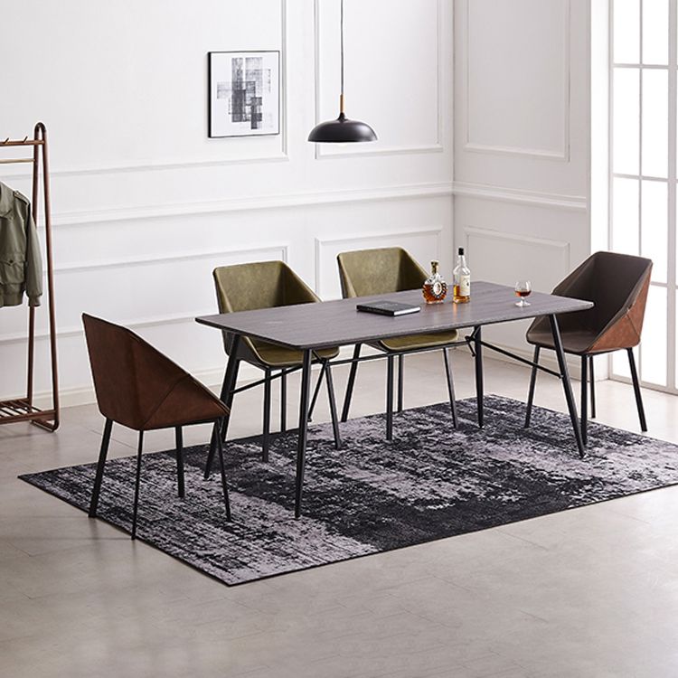 Modern Style Chairs Dining Arm Chair with Metal Legs for Kitchen Clearhalo ' kitchen&dining_furn' 'Dining Chairs' 'Dining Tables & Seating' 'dining_chair' 'furn' 'furn_dining_chair' 'Furniture' 'furniture_dining_chair' 'Kitchen & Dining Furniture' 'kitchen' 1200x1200_7aacb006-0e30-4fe8-945a-08aa9d8bb6a6