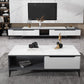 4 Legs Cocktail Table Rectangle Stone Single Coffee Table with Drawer Clearhalo 'Coffee & Accent Tables' 'Coffee Tables' 'coffee_tables' 'furn' 'furn_coffee_tables' 'Furniture' 'Living Room Furniture' 1200x1200_7aada5ed-289e-4436-b87c-b101498905be