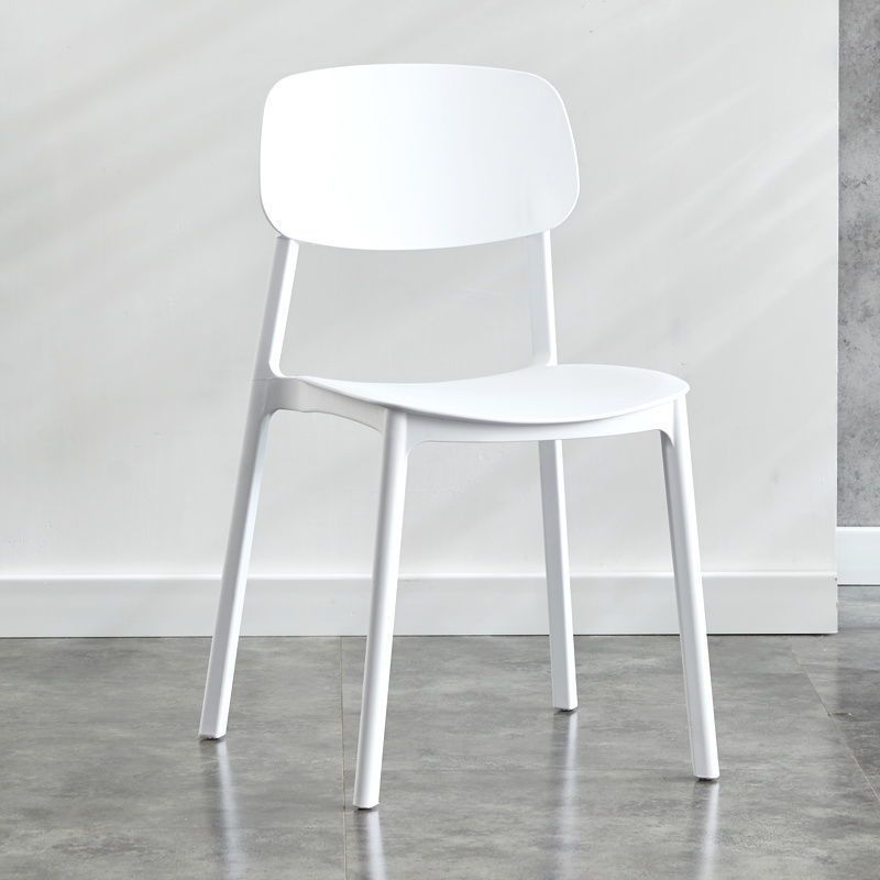 Kitchen Home Stacking Side Chair Open Back Dining Side Chair Clearhalo 'Dining Chairs' 'Dining Tables & Seating' 'dining_chair' 'furn' 'furn_dining_chair' 'Furniture' 'Kitchen & Dining Furniture' 1200x1200_7aaddae2-742a-4114-b753-e6b7d7727980