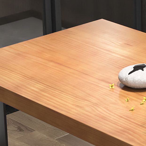 Industrial 1/2/3/5/7 Pieces Dining Table with Chairs Solid Wood Dinette Set Clearhalo 'Dining Room Sets' 'Dining Tables & Seating' 'dining_room_set' 'furn' 'furn_dining_room_set' 'Furniture' 'furniture_dining_room_set' 'Kitchen & Dining Furniture' 'kitchen&dining_furn' 'kitchen' 1200x1200_7ab3cce8-0ee6-4ee7-b6c2-02946de88f00