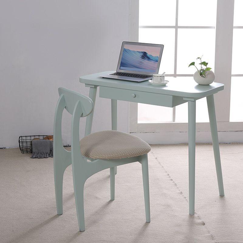 Bureau d'écriture en bois massif incurvé Style glamour 1 dessin de bureau de dessin