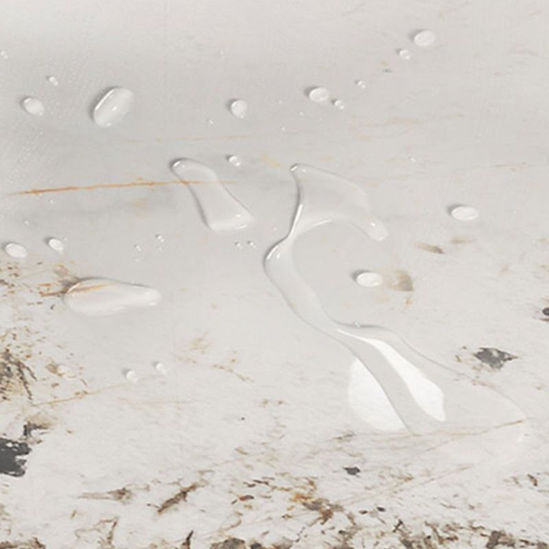Tavolo da pranzo in pietra sinterizzato a forma libera tavolo di lusso doppio piedistallo per sala da pranzo