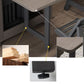 Mid-Century Modern Dining Table Rectangle Drop-Leaf 59" Dining Table(only table) Clearhalo ' dining_table' 'Dining Tables & Seating' 'Dining Tables' 'furn' 'furn_dining_table' 'Furniture' 'furniture_dining_table' 'Kitchen & Dining Furniture' 'kitchen&dining_furn' 'kitchen' 'kitchen_dining_table' 1200x1200_7ab8d559-bb1e-40c6-a7a0-3b35adbfe094