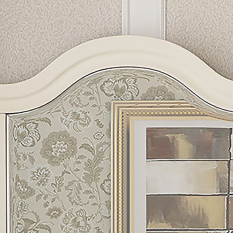 19.68" Wide Vanity Set with Drawer Rubberwood Make-up Vanity