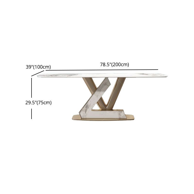 Luxury 1/4/5/7/9 Pieces Dining Set Sintered Stone Dining Table with Leather Chairs Clearhalo 'Dining Room Sets' 'Dining Tables & Seating' 'dining_room_set' 'furn' 'furn_dining_room_set' 'Furniture' 'furniture_dining_room_set' 'Kitchen & Dining Furniture' 1200x1200_7ab9c7e6-f338-4e99-a92a-a5c29d57ca15