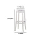 Nordic Style Bar-stool Round Counter Bar Stool with Plastic Legs for Home Clearhalo 'Bar Furniture' 'Bar Stools' 'bar_stools' 'furn' 'furn_bar_stools' 'Furniture' 'furniture_bar_stools' 'Kitchen & Dining Furniture' 1200x1200_7abab4b7-2c71-4c52-a4d6-1c776a88e264