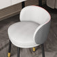Nordic Style Armless Solid Back Chair Upholstered Side Chairs Clearhalo ' kitchen&dining_furn' 'Dining Chairs' 'Dining Tables & Seating' 'dining_chair' 'furn' 'furn_dining_chair' 'Furniture' 'furniture_dining_chair' 'Kitchen & Dining Furniture' 'kitchen' 1200x1200_7abb20b7-c249-4e06-8aca-e9c183e8c806