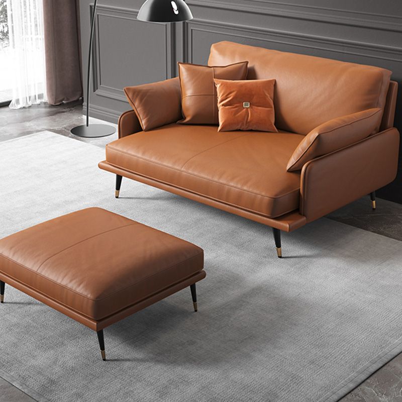 Cojines modernos sofá de brazo de almohada de almohada en naranja para apartamento