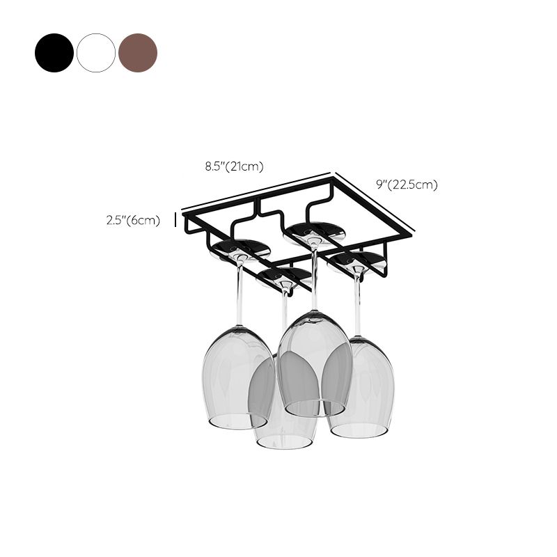 モダンハンギングワイングラスラックメタルガラス＆ステムウェアホルダー
