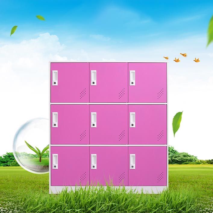 Contemporary Style Wardrobe Armoire Metal Wardrobe Closet with Locks Clearhalo 'Armoires & Wardrobes' 'armoires_wardrobes' 'Bedroom Furniture' 'furn' 'furn_armoires_wardrobes' 'Furniture' 1200x1200_7abdb37d-9d55-4655-8d96-e0b511a3bb8a