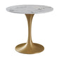Round Shape Modern Dining Table White Sintered Stone Fixed Table with Tulip Base Clearhalo ' dining_table' 'Dining Tables & Seating' 'Dining Tables' 'furn' 'furn_dining_table' 'Furniture' 'furniture_dining_table' 'Kitchen & Dining Furniture' 'kitchen&dining_furn' 'kitchen' 'kitchen_dining_table' 1200x1200_7ac0c793-0b7f-4f9b-980d-a4702a902406
