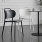 Contemporary Dining Chair Armless Chairs with Plastic Legs for Home