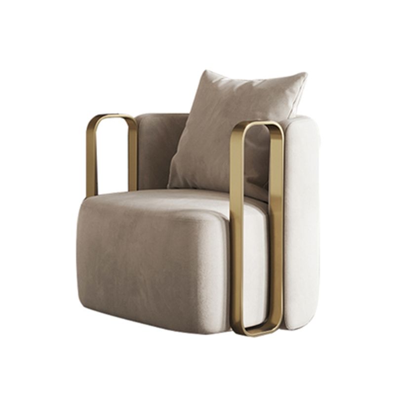 Barrel Chair 28.74" L x 31.49" W x 27.55" H Swivel Barrel Accent Chair for Living Room