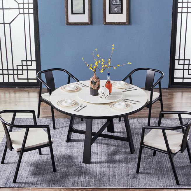 Traditional Dining Chair for Home Use Wood Open Back Dining Chair with Arm Clearhalo ' kitchen&dining_furn' 'Dining Chairs' 'Dining Tables & Seating' 'dining_chair' 'furn' 'furn_dining_chair' 'Furniture' 'furniture_dining_chair' 'Kitchen & Dining Furniture' 'kitchen' 1200x1200_7ac17928-8ac2-4efe-b4e1-05e2fbedf21b