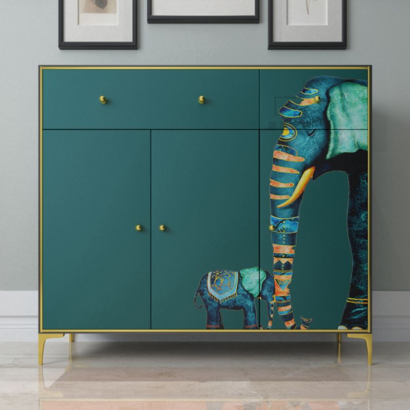 47.5"L Wood Dining Room Sideboard Cabinet Modern Credenza with Storage and Drawer Clearhalo 'buffet_sideboard' 'Buffets & Sideboards' 'furn' 'furn_buffet_sideboard' 'Furniture' 'Kitchen & Dining Furniture' 1200x1200_7ac212bb-e8a5-4d1e-abfd-69039b8b98e5