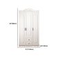 Franse landkledingkast Wood Soft Close Door Garderobe Closet met 2 la
